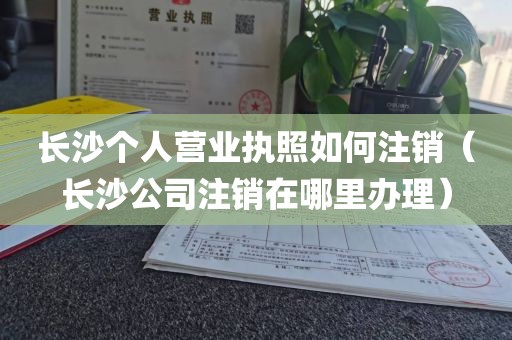 长沙个人营业执照如何注销（长沙公司注销在哪里办理）