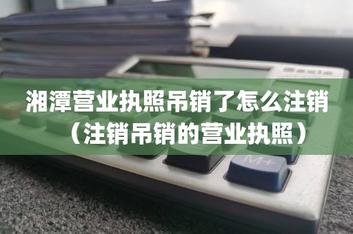 湘潭营业执照吊销了怎么注销（注销吊销的营业执照）