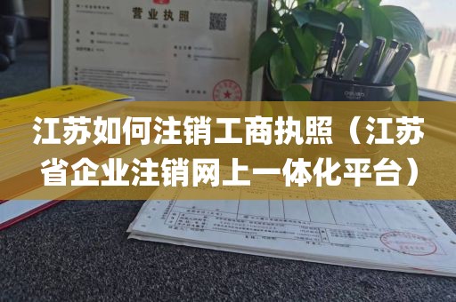 江苏如何注销工商执照（江苏省企业注销网上一体化平台）