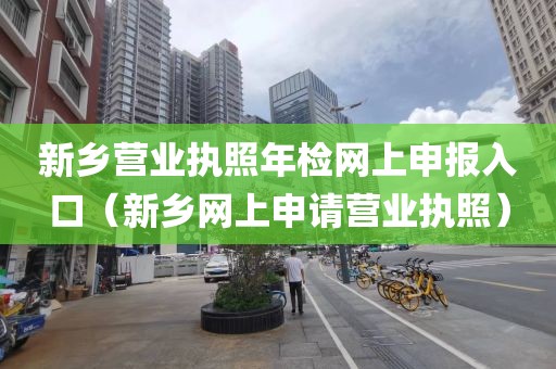 新乡营业执照年检网上申报入口（新乡网上申请营业执照）
