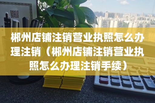 郴州店铺注销营业执照怎么办理注销（郴州店铺注销营业执照怎么办理注销手续）