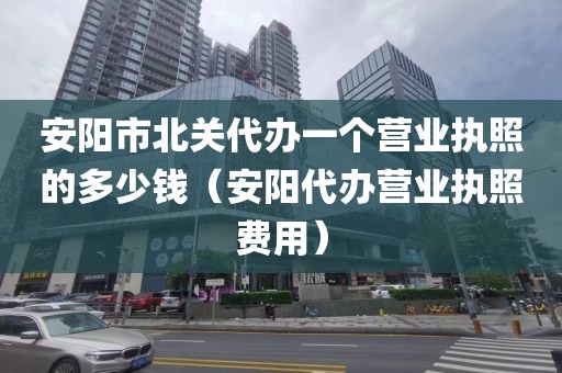 安阳市北关代办一个营业执照的多少钱（安阳代办营业执照费用）