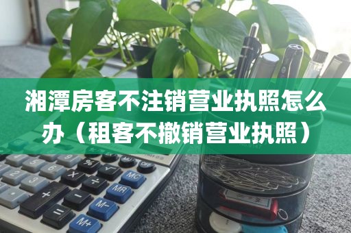 湘潭房客不注销营业执照怎么办（租客不撤销营业执照）