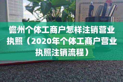 儋州个体工商户怎样注销营业执照（2020年个体工商户营业执照注销流程）