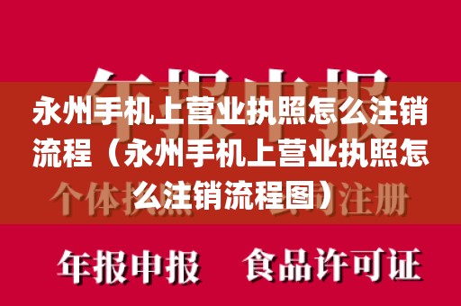 永州手机上营业执照怎么注销流程（永州手机上营业执照怎么注销流程图）