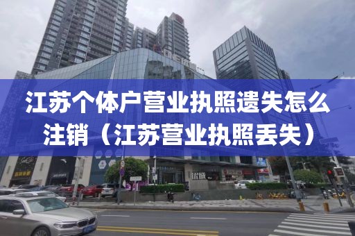 江苏个体户营业执照遗失怎么注销（江苏营业执照丢失）