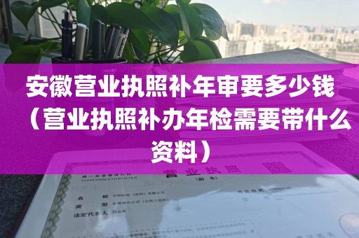 安徽营业执照补年审要多少钱（营业执照补办年检需要带什么资料）