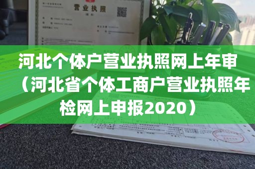 河北个体户营业执照网上年审（河北省个体工商户营业执照年检网上申报2020）
