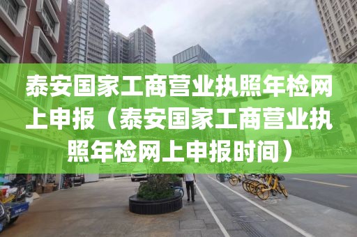 泰安国家工商营业执照年检网上申报（泰安国家工商营业执照年检网上申报时间）