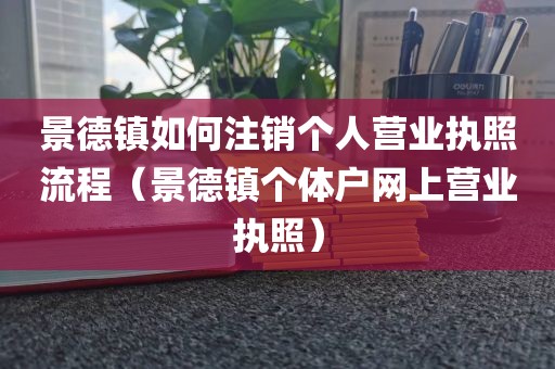 景德镇如何注销个人营业执照流程（景德镇个体户网上营业执照）