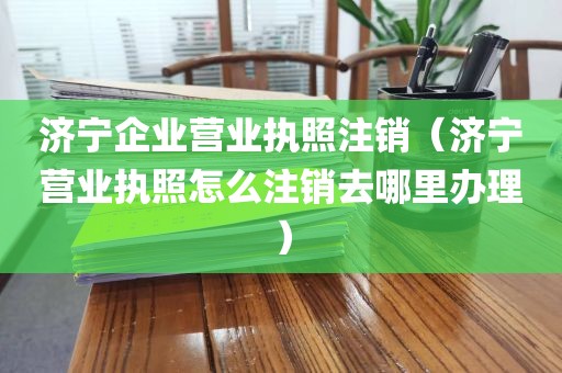 济宁企业营业执照注销（济宁营业执照怎么注销去哪里办理）