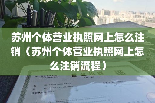 苏州个体营业执照网上怎么注销（苏州个体营业执照网上怎么注销流程）