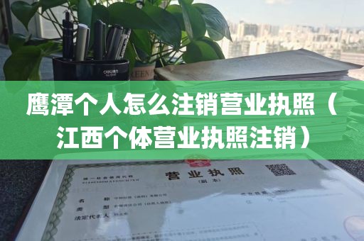 鹰潭个人怎么注销营业执照（江西个体营业执照注销）