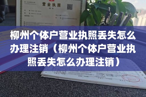 柳州个体户营业执照丢失怎么办理注销（柳州个体户营业执照丢失怎么办理注销）