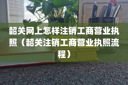 韶关网上怎样注销工商营业执照（韶关注销工商营业执照流程）