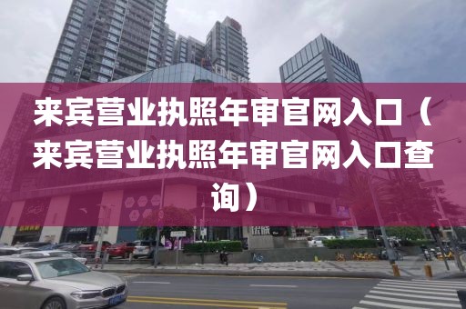 来宾营业执照年审官网入口(来宾营业执照年审官网入口查询)