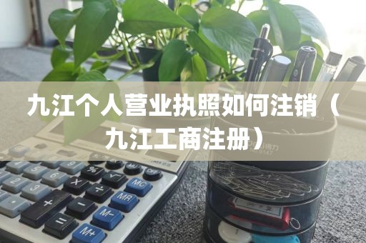 九江个人营业执照如何注销（九江工商注册）