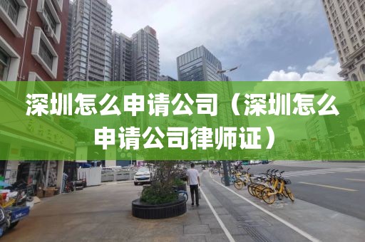 深圳怎么申请公司（深圳怎么申请公司律师证）