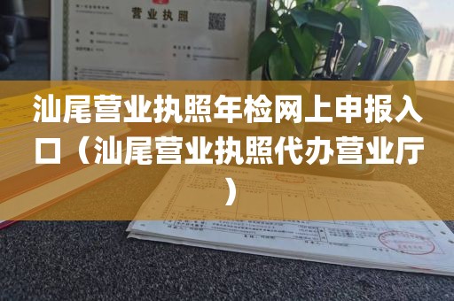 汕尾营业执照年检网上申报入口（汕尾营业执照代办营业厅）