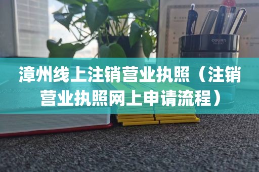 漳州线上注销营业执照（注销营业执照网上申请流程）