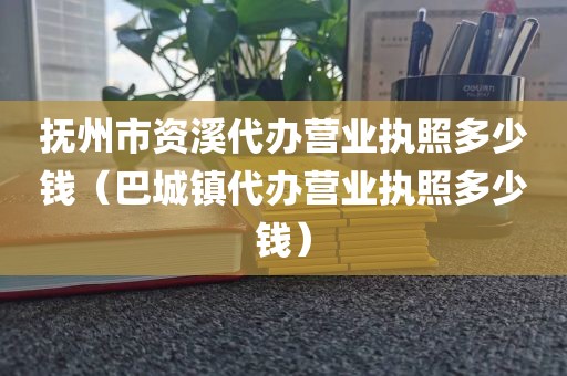 抚州市资溪代办营业执照多少钱(巴城镇代办营业执照多少钱)