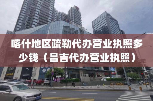 喀什地区疏勒代办营业执照多少钱（昌吉代办营业执照）