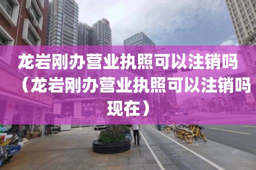 龙岩刚办营业执照可以注销吗（龙岩刚办营业执照可以注销吗现在）