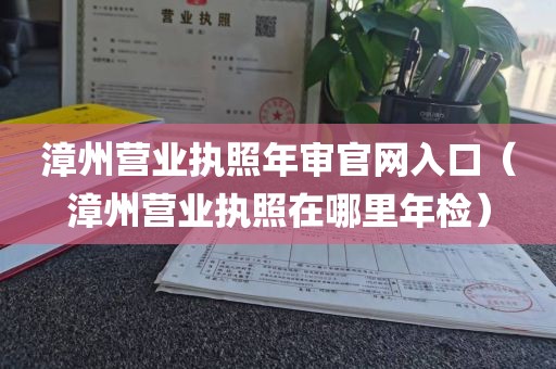 漳州营业执照年审官网入口（漳州营业执照在哪里年检）