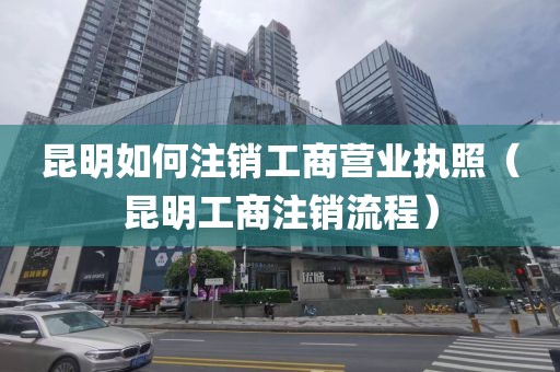 昆明如何注销工商营业执照（昆明工商注销流程）
