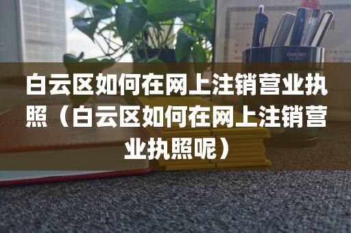 白云区如何在网上注销营业执照（白云区如何在网上注销营业执照呢）