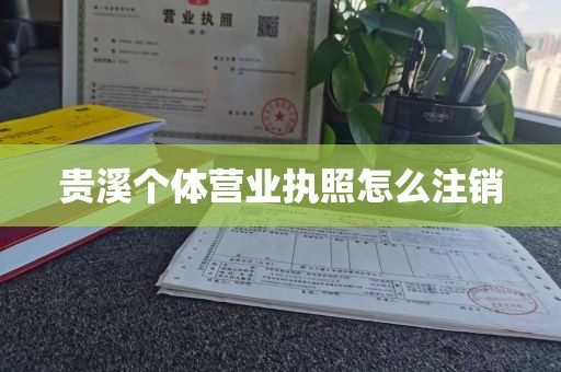 贵溪个体营业执照怎么注销