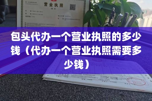 包头代办一个营业执照的多少钱（代办一个营业执照需要多少钱）