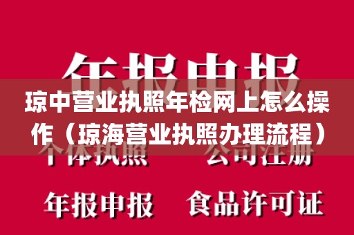 琼中营业执照年检网上怎么操作（琼海营业执照办理流程）