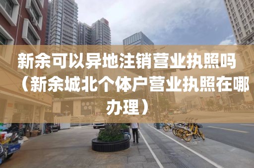 新余可以异地注销营业执照吗（新余城北个体户营业执照在哪办理）