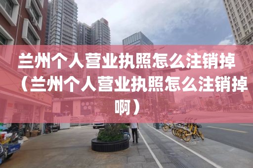 兰州个人营业执照怎么注销掉（兰州个人营业执照怎么注销掉啊）