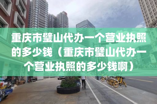 重庆市璧山代办一个营业执照的多少钱（重庆市璧山代办一个营业执照的多少钱啊）