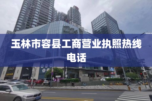 玉林市容县工商营业执照热线电话