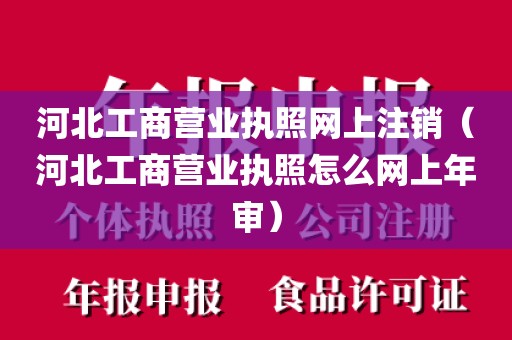 河北工商营业执照网上注销（河北工商营业执照怎么网上年审）