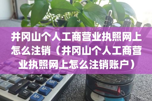 井冈山个人工商营业执照网上怎么注销（井冈山个人工商营业执照网上怎么注销账户）