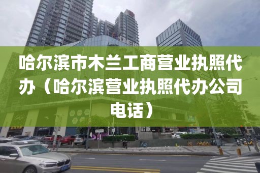 哈尔滨市木兰工商营业执照代办（哈尔滨营业执照代办公司电话）