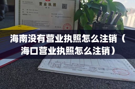 海南没有营业执照怎么注销（海口营业执照怎么注销）