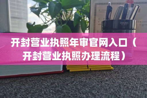 开封营业执照年审官网入口（开封营业执照办理流程）